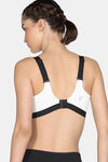 Zelocity High Impact Quick Dry Sports Bra - Wild Dove — thumbnail 3
